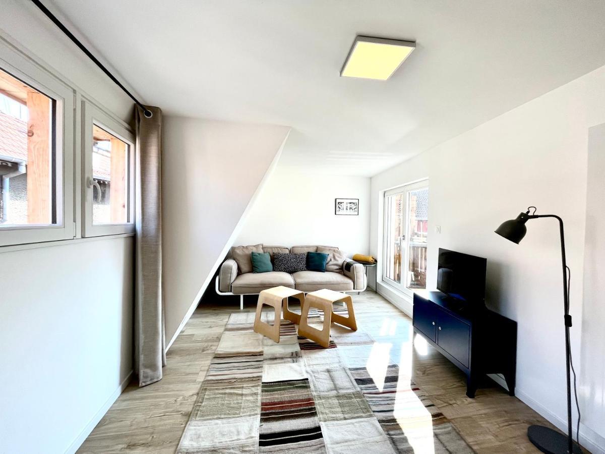 Sous Les Toits Avec Garage Et Terrasse A Ribeauville 外观 照片