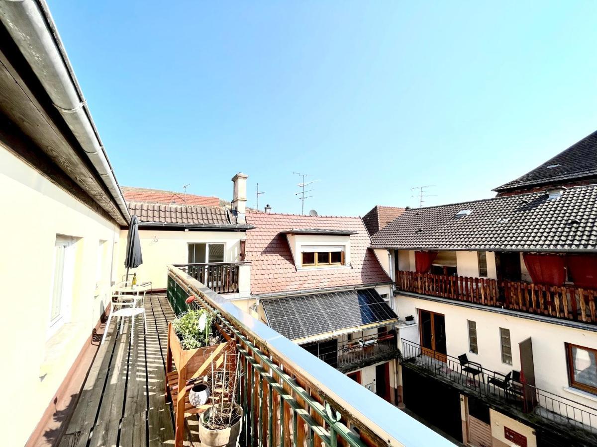 Sous Les Toits Avec Garage Et Terrasse A Ribeauville 外观 照片